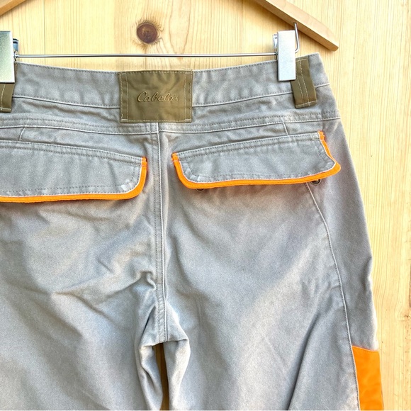 Cabelas Colorblock Hunting Pants Reflective Strips Canvas EUC Women’s Sz 6 - Picture 5 of 7